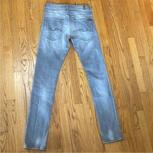 7 For All Mankind Ronnie Grey Fade Denim Jeans Men's Size W/31 L/33